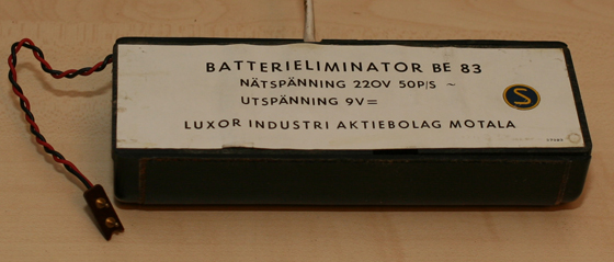 Batterieliminator BE 83
